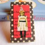 Pixie - Girl In A Party Hat - Paper And Chipboard..