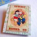 Girl And Boy With A Lasso - Cowboy Round Up -..