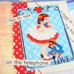 Girl On The Phone - I Like To Talk - Coaster -..