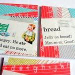 Vintage Dictionary - Ate Drink Bread - Coaster Set..