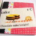 Vintage Dictionary - Cake And Candy - Coaster Set..