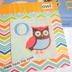 O Is For Owl Collage - Kids Nursery Childrens Wall..