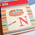 N Is For Nest Collage - Kids Nursery Childrens..