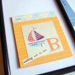 B Is For Boat Collage - Kids Nursery Childrens..