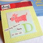 D Is For Dog Collage - Kids Nursery Childrens Wall..