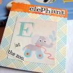 E Is For Elephant Collage - Kids Nursery Childrens..