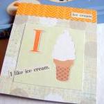 I Is For Ice Cream Cone Collage - Kids Nursery..