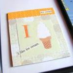 I Is For Ice Cream Cone Collage - Kids Nursery..