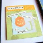 J Is For Jack O Lantern Collage - Kids Nursery..