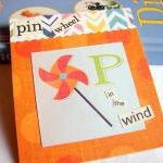 P Is For Pinwheel Collage - Kids Nursery Childrens..