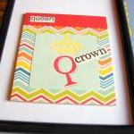 Q Is For Queen Collage - Kids Nursery Childrens..