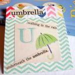 U Is For Umbrella Collage - Kids Nursery Childrens..
